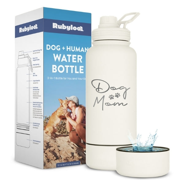 Dog + Human Travel Water Bottle & Bowl